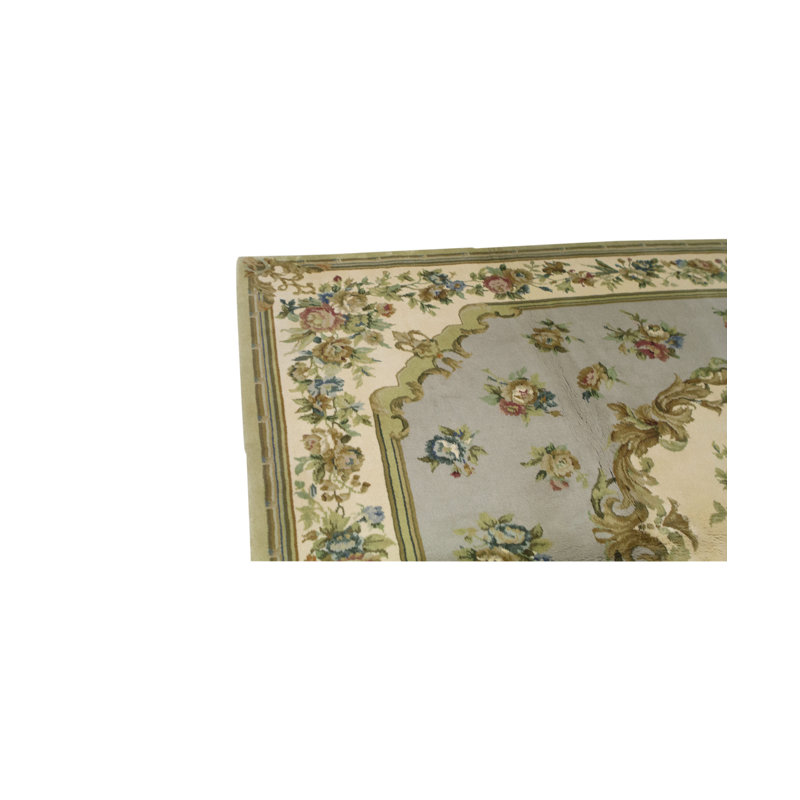 Savonnerie Wool Oriental Area Rug