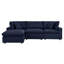 Canapé modulaire d'extérieur 4 pièces Commix par Modway-1177273407