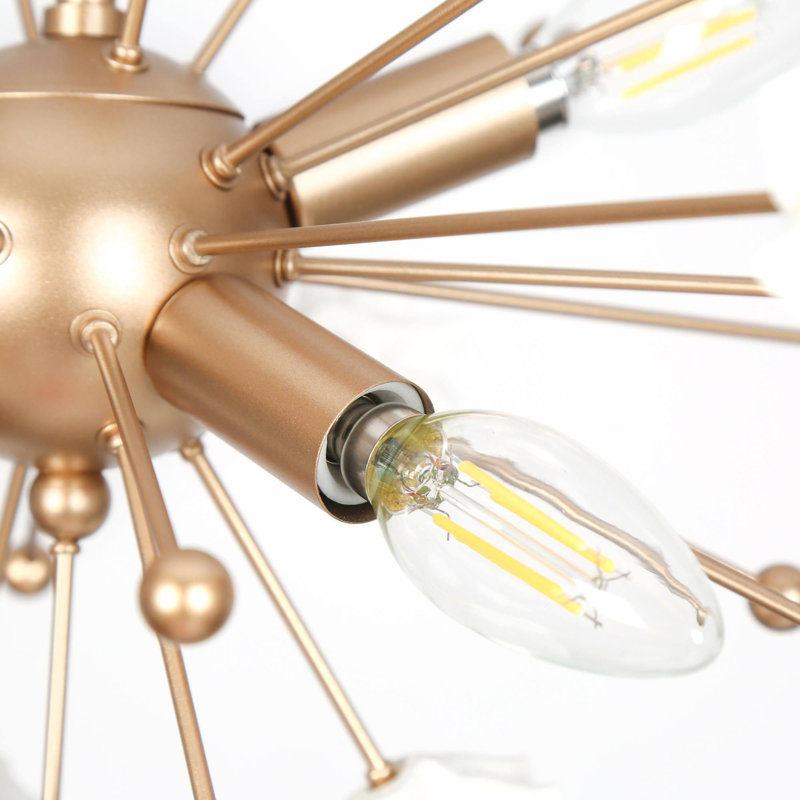 Corbel 4 - Light Dimmable Sputnik Sphere Chandelier