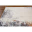 Tapis bleu / beige tissé à la machine Zanyria-1567437733