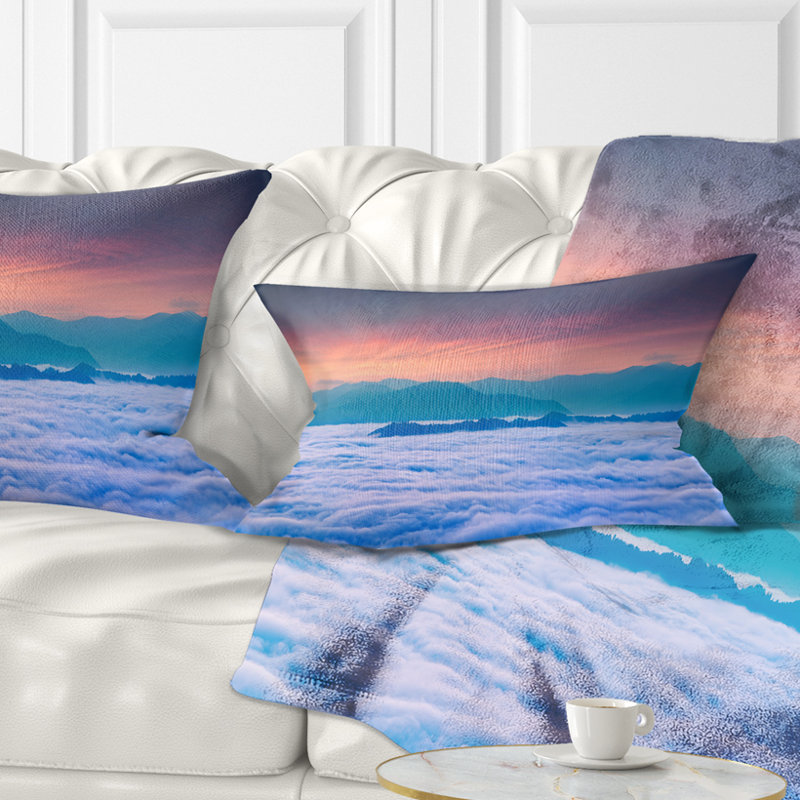 Reversible Throw Pillow, 12" x 20", Lumbar Pillow