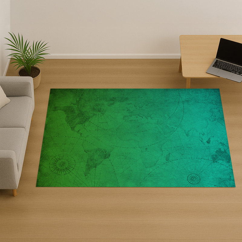 Abstract Area Rug, Runner 70 x 140 cm