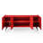 Simple Red Sideboard