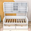 Lit de jour en bois avec armoire et tablette Wellsville-1699066336-1699066343