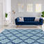 Tapis bleu touffeté à la main Marisela-1695871573
