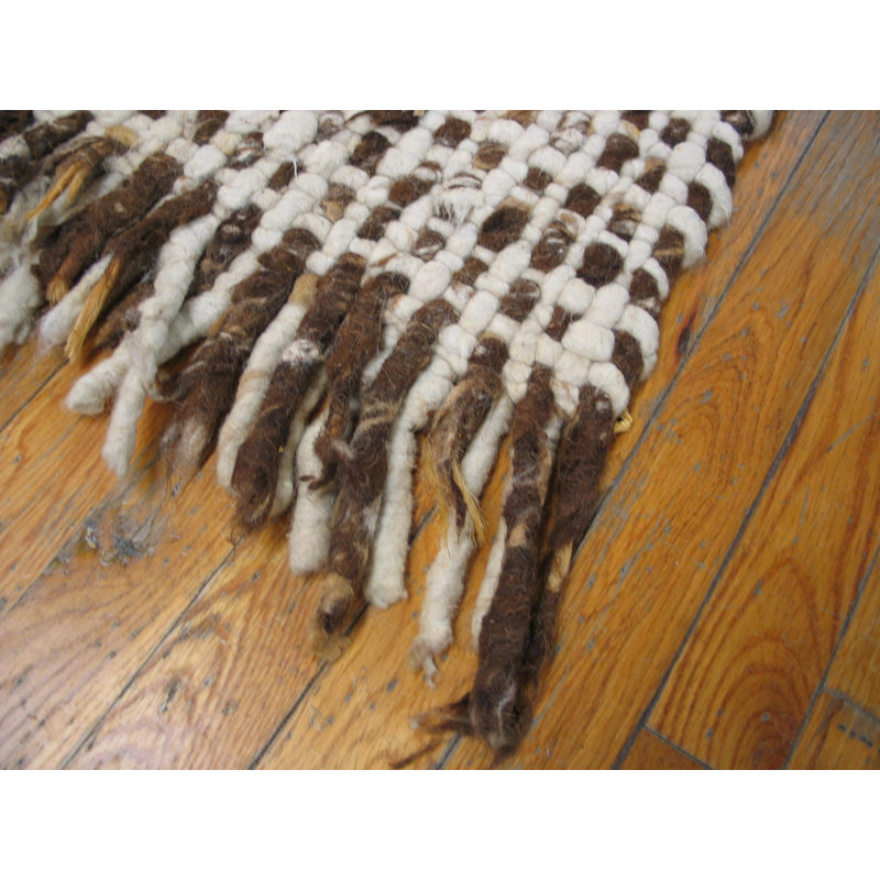 Vintage Art Deco - European Germany Flat Weave Rug
