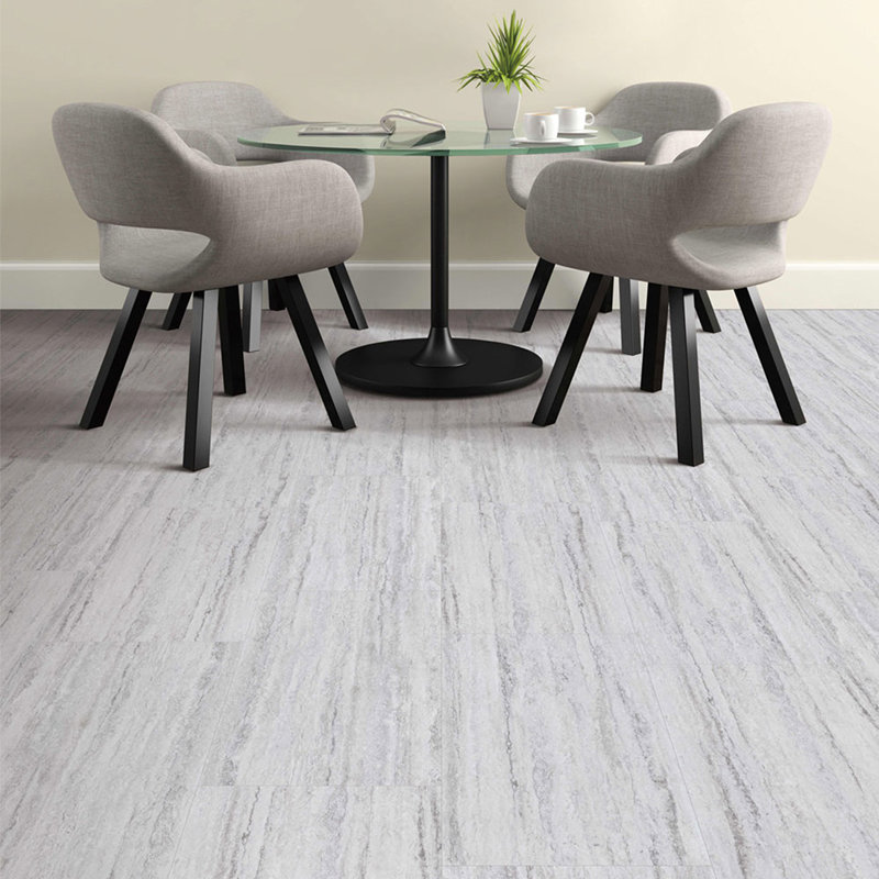 Planche de vinyle de luxe 12 po x 24 po x 4,7 mm Astound, Glacier