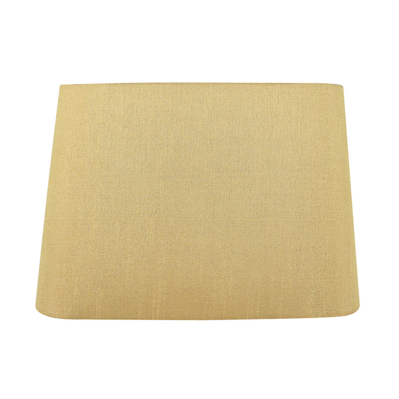 7'' H Silk Rectangle Wall Sconce Shade, Gold