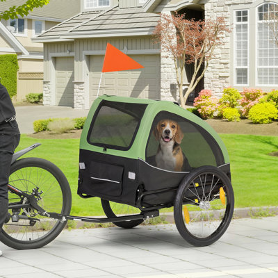 Dog Bike Trailer, Pet Cart Bicycle Wagon with 20" Wheels
