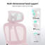 Sponge Office Chair with Headrest-2143326275