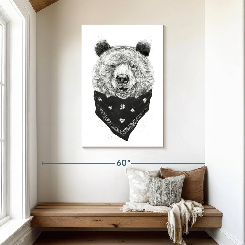 Brampt Wild Bear II, 45" H x 30" W