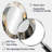 Shapes And Lines Abstract Marble I - Abstract Oval Decorative Mirror On Metal-841898261