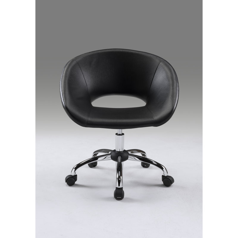 Clarita Polyester Blend Task Chair, Black