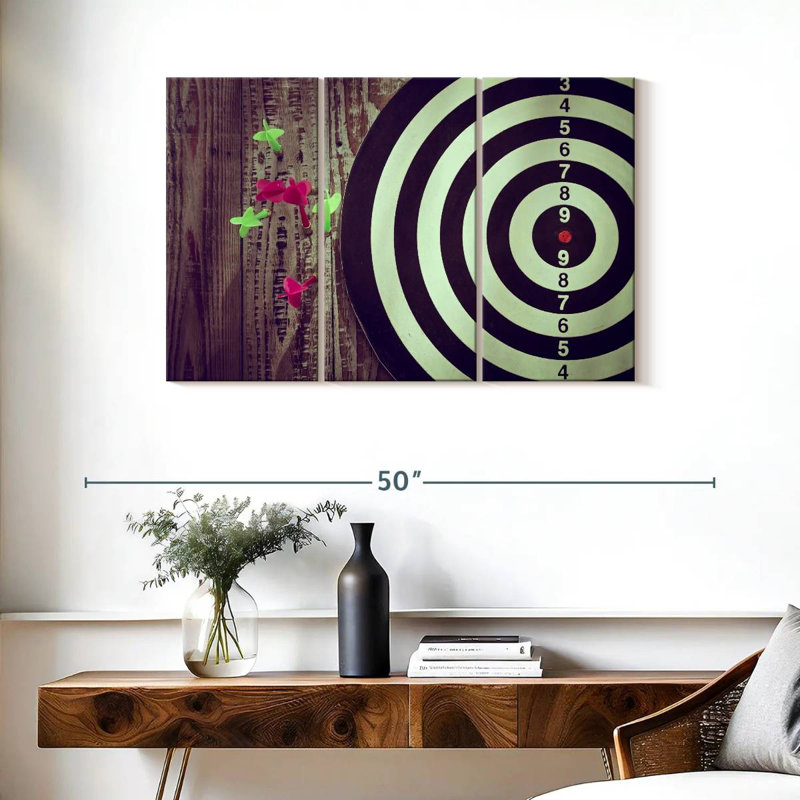 Senne Darts, 24" H x 38" W
