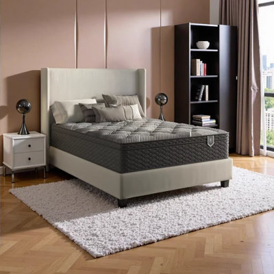 Restonic ComfortCare Hybrid Restful Nights Plush Mattress, Twin Size - 13 Inch Cooling Gel Memory Foam with 800-Series Individually Wrapped Coils for Pressure Relief and Motion Isolation