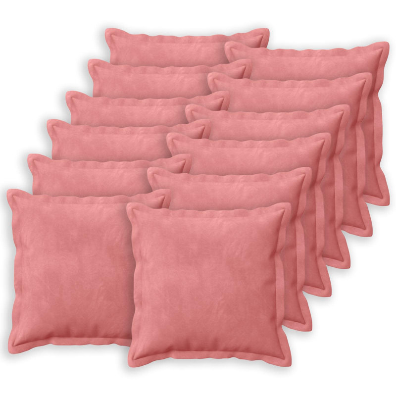 Black Cushion Cover, Pink