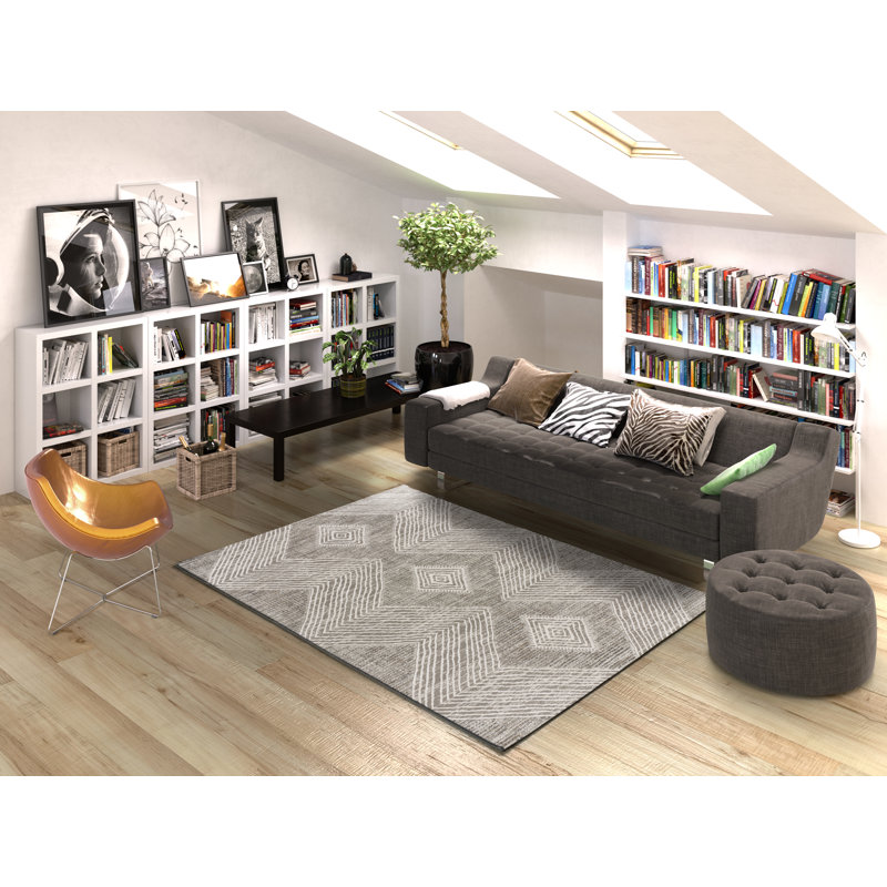 Burnstad Moroccan Area Rug, Rectangle 140 x 200cm