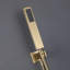 Brushed Gold Wall Mounted Bathroom Shower System Bathroom Rain Shower Heads Mixer Shower Combo Set