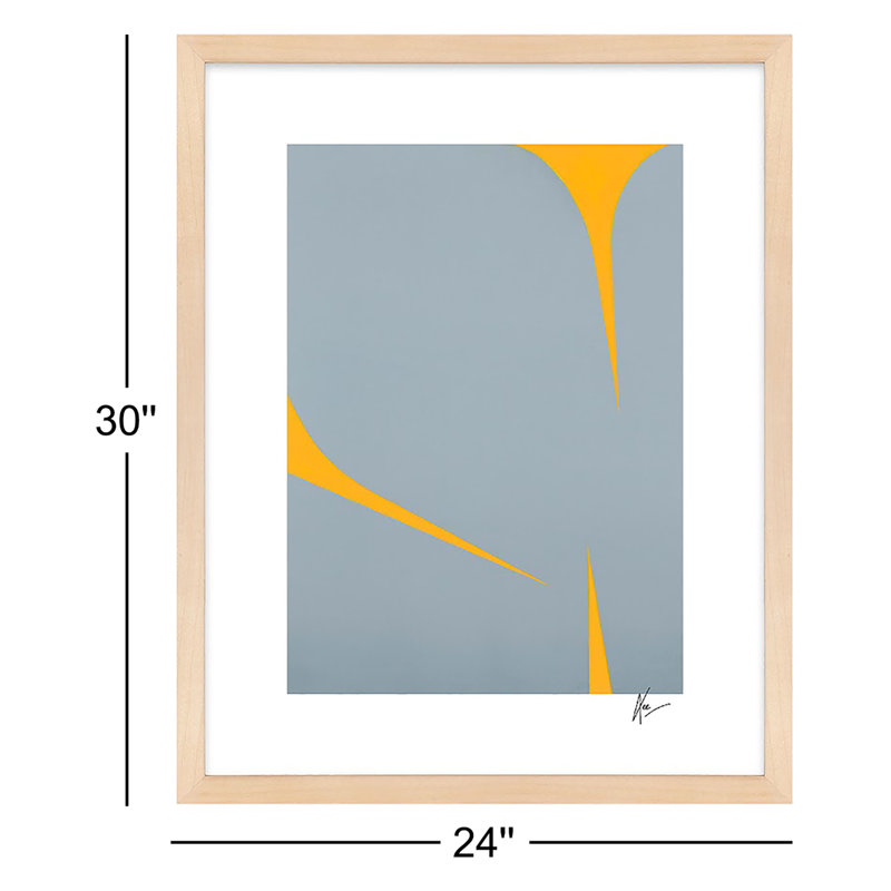 Clouds. Set Of 2 Print by Lee Lessem, Beige, 24" W x 30" H
