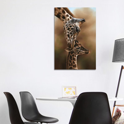 Giraffes by Richard Macwee - Wrapped Canvas Gallery-Wrapped Canvas Giclée