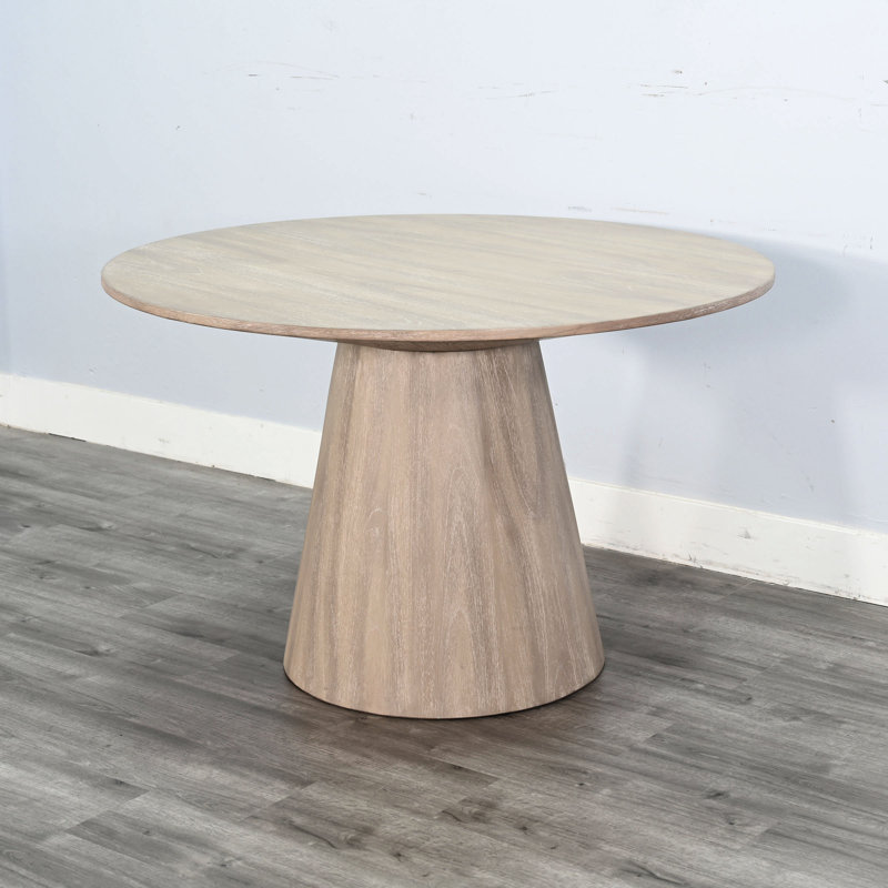 Latitude Run® Wheat Round Dining Table