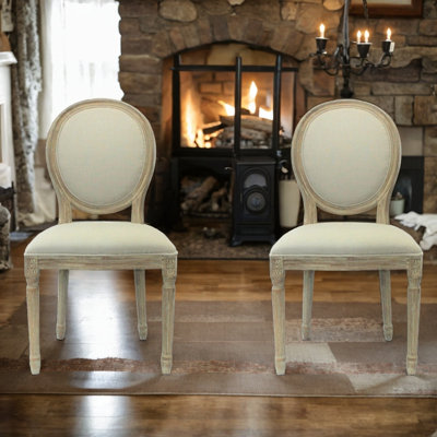 Chaise parsons en lin Kasturi
