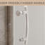 Porte de douche pivotante semi-sans cadre avec verre trempé 1/4 "-126047584-126047585