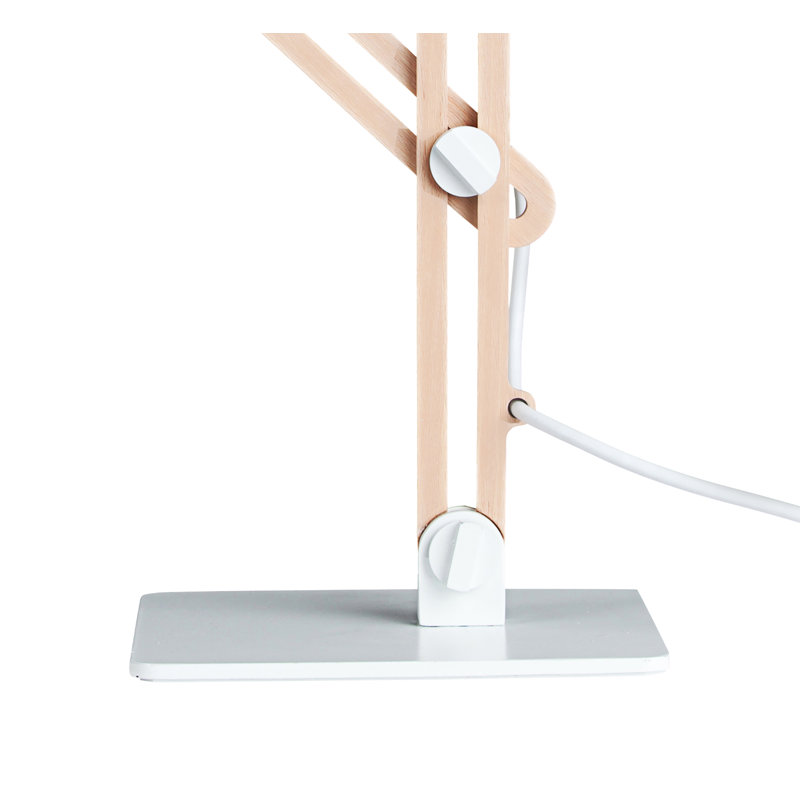 Merced Metal Desk Lamp, Beech/Beige