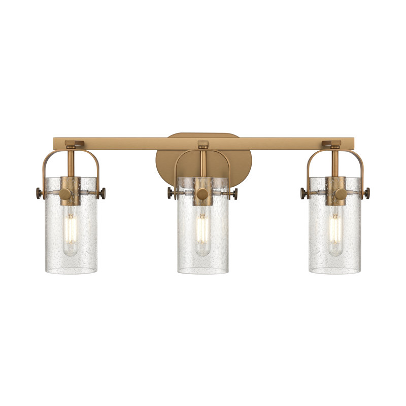 Ameley 3 - Light Vanity Light, Brushed Brass, 7'' H X 3.88'' W X 3.88'' D, Seedy