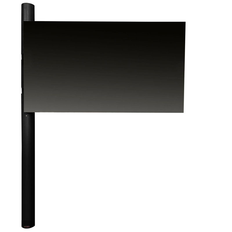 Proietti Brayden Studio Single Screen Wall Mount, Black