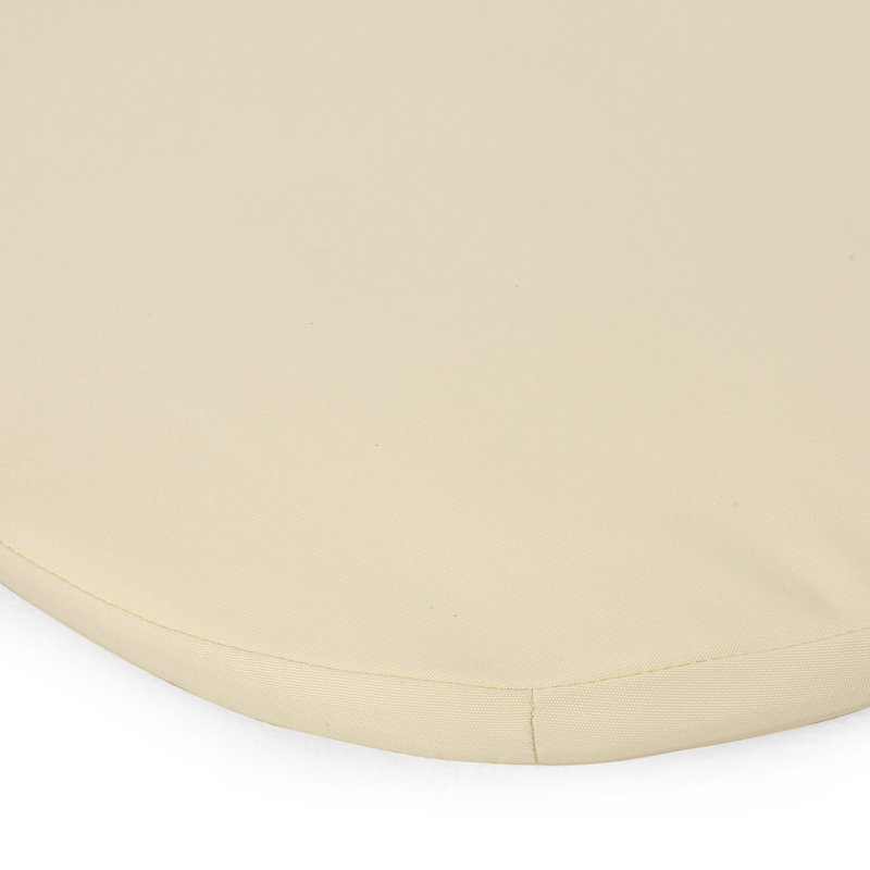 Set Of 2 Chaise Lounge Cushion, Beige