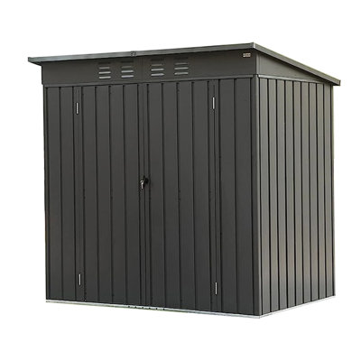 6 ft. W x 3 ft. D Metal Storage Shed