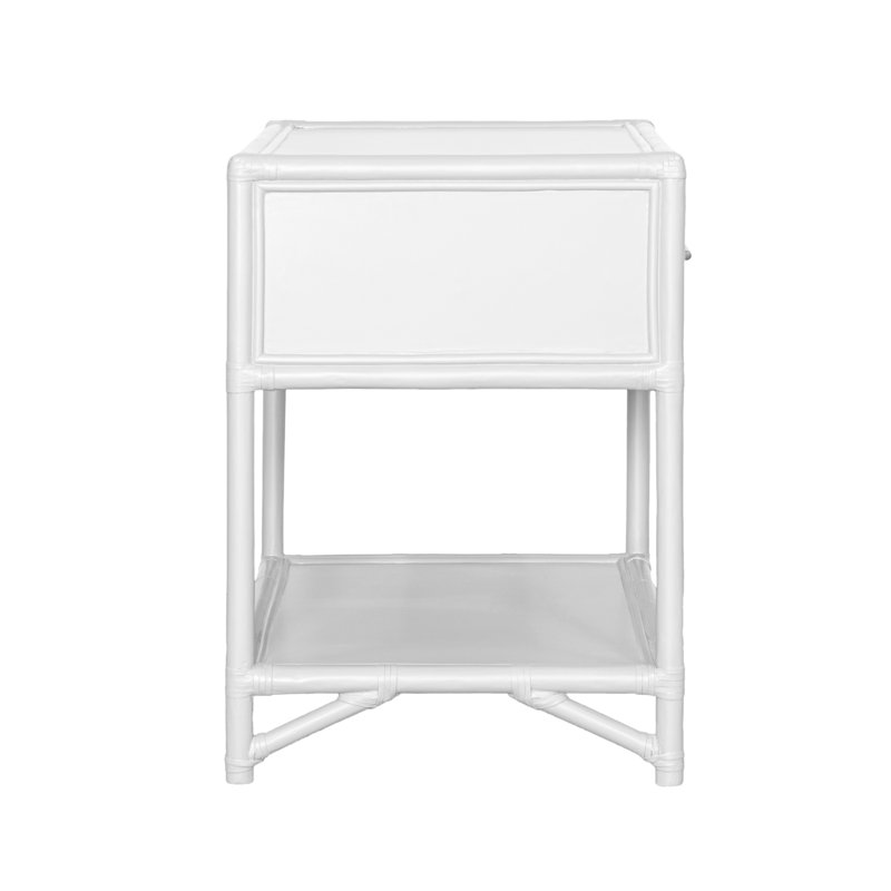 Olivia Collection 1 - Drawer Nightstand, White