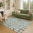 Machine Washable Indoor/Outdoor Chantille ACN2628 Abstract Rug-759629249-759629259