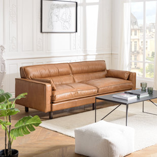 GASTON Genuine Leather Sofa