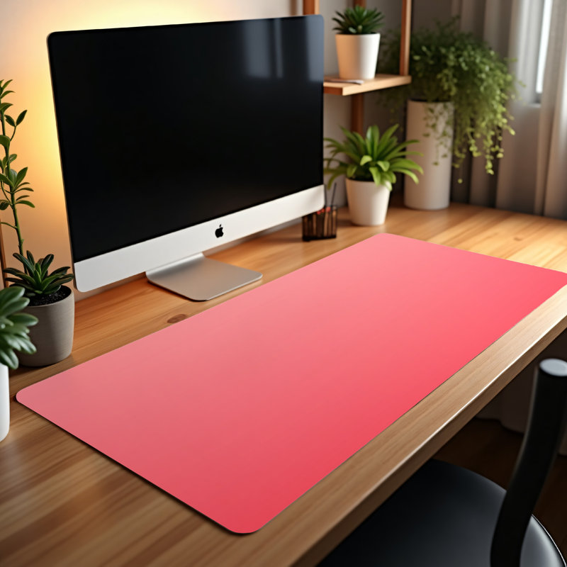 Polyester Desk Pad, 14.4x12.1