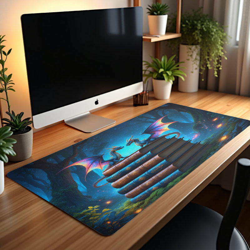 Polyester Desk Pad, 23.6x13.8