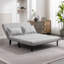 Nari 125.5Cm Linen Armless Sofa Bed-535070731