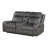 2-piece Upholstered Reclining Sofa Set Grey