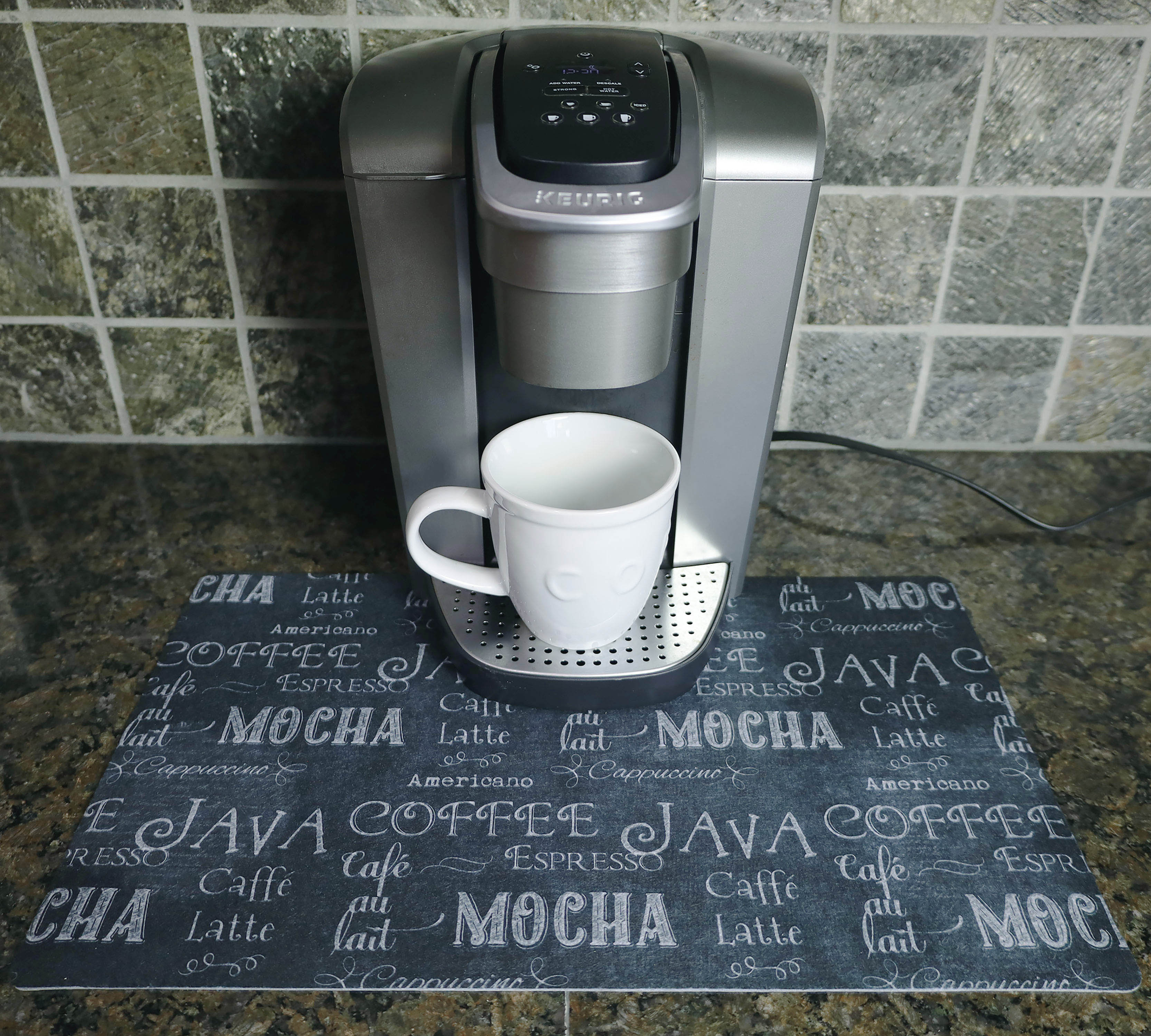 This Super Absorbent Mat Is a Smart Way to Protect Your Countertops from  Coffee Spills and Stains