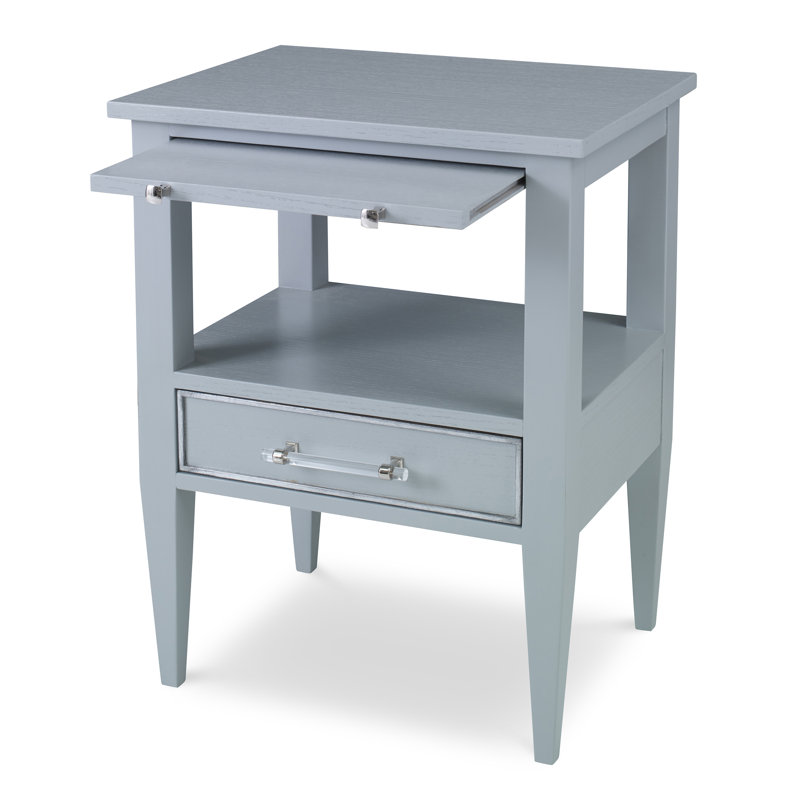 Camille 1 - Drawer Solid Wood Nightstand