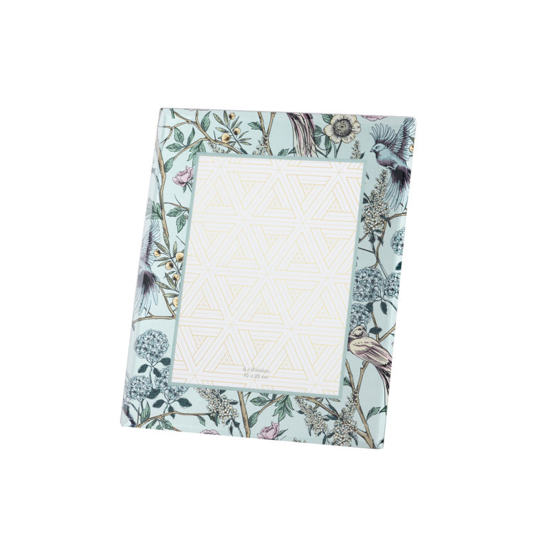 Foil Printing Glass Photoframe, 28 cm H x 23 cm W x 2 cm D