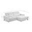 Morpeth Power Reclining Upholstered Corner Sofa in Chenille Fabric with Adjustable Headrests-1924527959-1924527957