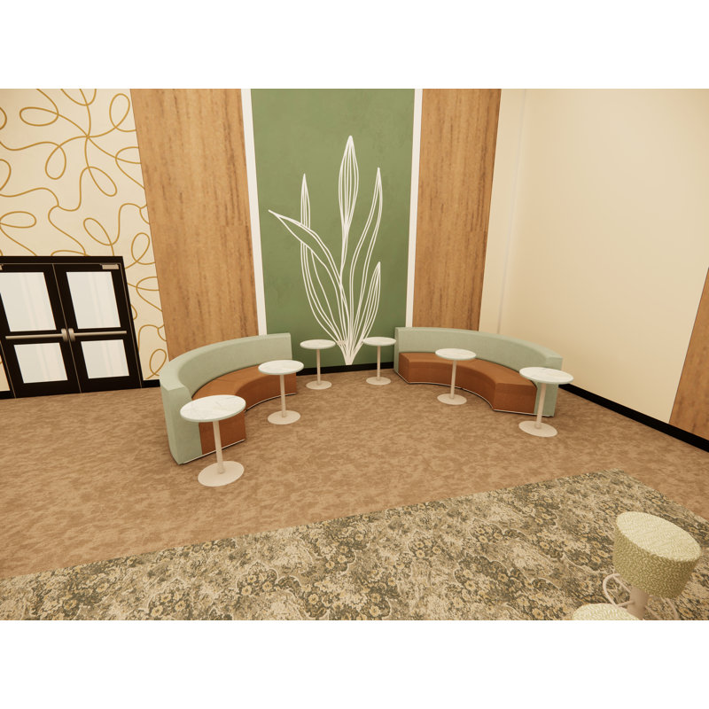 Social Table - Round - Cast Iron Pedestal Base