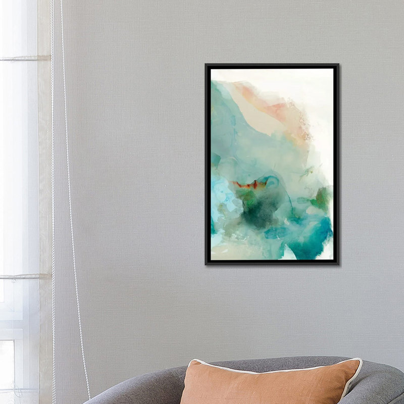 « aversion ii », reproduction d’impression sur toile tendue, H 26 po x l 18 po x P 1,5 po, Toile avec cadre noir