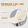 Adjustable Swivel Barstools with Backs