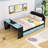 Modern Full Size Wooden Daybed with Twin Pull-Out Trundle and Built-In USB Port-710318778