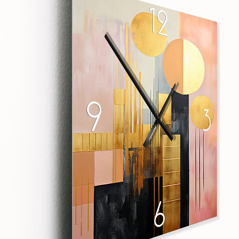 Horloge murale moderne Serendipity, H 28 po x l 12 po x P 1 po