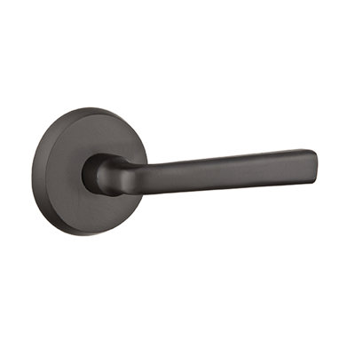 Cimarron Flat Passage (Hall & Closet) Door Lever with Round Rosette
