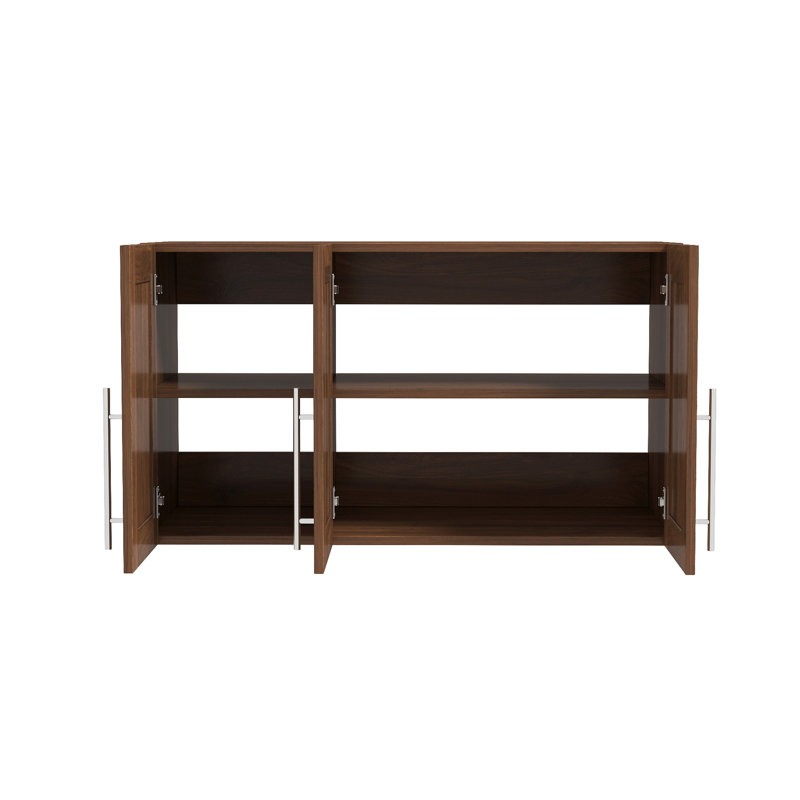 Armoire de rangement murale empilable, P 15,75 po x l 35,43 po x H 19,69 po
